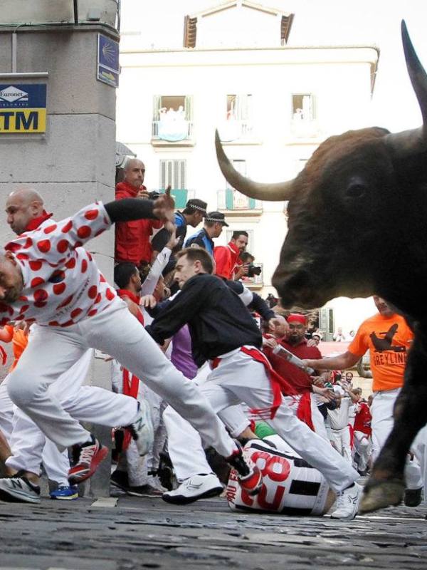 San Fermín..Pamplona….bikafuttatás